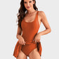 👙Summer Hot Sale 49% OFF💃Women's One Piece Tummy Control Tie Knot Swimsuit