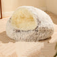🔥Pluche bed voor honden en katten - Gezellig pluchen nest