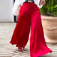 ❤️Ensemble Tweedelige damesbroek en off-the-shoulder top Haute❤️