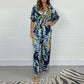 🍃Jumpsuit met bladerenprint voor dames