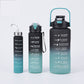 3-in-1 Motiverende Waterfles