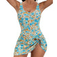 Uitverkoop 49%🔥 Vrouwen Halter Bloemenbadpak