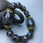 Vintage Klassieke Textuurglazuur Kralen Armband
