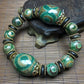 Vintage Klassieke Textuurglazuur Kralen Armband
