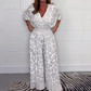 Jumpsuit met diepe V-hals voor dames
