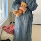 Winter Koraal Fluwelen Huiskleren