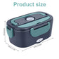 Warmer Draagbare Verwarmde Lunch Boxen voor Auto vrachtwagen en Thuis Werk Volwassenen Elektrische Lunch Box