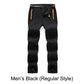 Winddichte Waterdichte Warme Elastische Taille Wandelbroek