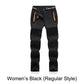 Winddichte Waterdichte Warme Elastische Taille Wandelbroek