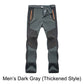 Winddichte Waterdichte Warme Elastische Taille Wandelbroek