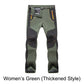 Winddichte Waterdichte Warme Elastische Taille Wandelbroek