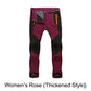 Winddichte Waterdichte Warme Elastische Taille Wandelbroek