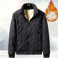 Gequilte Winterjas met Imitatie Fleece Voering voor Heren