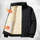 Gequilte Winterjas met Imitatie Fleece Voering voor Heren