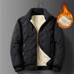 Gequilte Winterjas met Imitatie Fleece Voering voor Heren