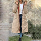 Vrouwen winter capuchon bontkraag casual parka jas