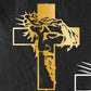 Hot Sale🔥Jezus Kruis Metalen Logo Christus Muurdecoratie