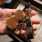 Sleutelhanger met viool in modieus ontwerp