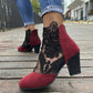 ⏳Beperkte tijd 50% korting!💥👢✨Dames Elegante Zomerse Kanten Hoge Hakken