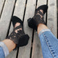 ⏳Beperkte tijd 50% korting!💥👢✨Dames Elegante Zomerse Kanten Hoge Hakken