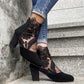 ⏳Beperkte tijd 50% korting!💥👢✨Dames Elegante Zomerse Kanten Hoge Hakken