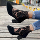 ⏳Beperkte tijd 50% korting!💥👢✨Dames Elegante Zomerse Kanten Hoge Hakken