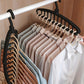 Multifunctionele opvouwbare kledinghanger met 11 gaten