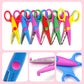 Set Veiligheidskunstscharen voor Kinderen voor Knutselen en Scrapbooking