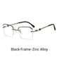 🔥50% KORTING🔍 Randloze Blauwlichtfilter Bril | Geavanceerde blauwlichtfilter technologie · 👓 Stijlvol randloos design · Perfect voor zowel casual als zakelijke gelegenheden