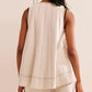 Women's Round-Neck Tank Top & High-Waisted Shorts Set