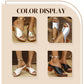 Chunky Hak Slip-on Platform Sandalen met Blokhak