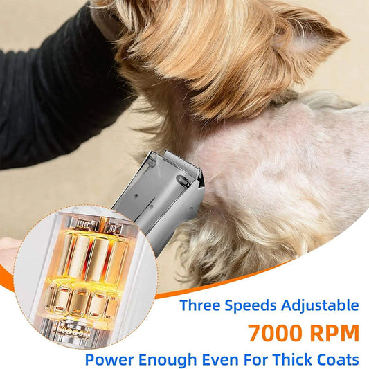 ⏳Beperkte tijd 50% korting💥Veilig zonder haarklitten 🐕🐕🐕💘 Elektrisch scheerapparaat voor huisdieren met afzuiging