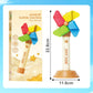 Automatic Pinwheel Bubble Wand with Light