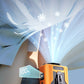 Draagbare oplaadbare tailleclip koelventilator