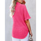 🩷Zomeruitverkoop - 50% korting🌈Nieuw product- Vrouwen Kapsel Losse Korte Mouw Top🩷