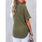 🩷Zomeruitverkoop - 50% korting🌈Nieuw product- Vrouwen Kapsel Losse Korte Mouw Top🩷