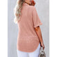 🩷Zomeruitverkoop - 50% korting🌈Nieuw product- Vrouwen Kapsel Losse Korte Mouw Top🩷
