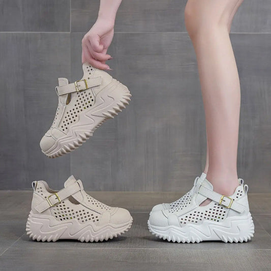 Laatste dag 50% korting🔥Comfortabele orthopedische schoenen met dikke zolen voor dames