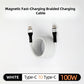 Magnetische Fast-Charging gevlochten oplaadkabel voor meerdere compatibiliteiten