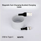 Magnetische Fast-Charging gevlochten oplaadkabel voor meerdere compatibiliteiten