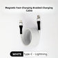 Magnetische Fast-Charging gevlochten oplaadkabel voor meerdere compatibiliteiten