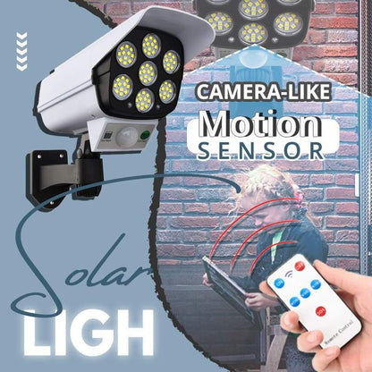 ⏳Tijdelijke aanbieding⏰Zonne-energielamp met bewegingssensor in cameravorm