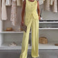 Set van Mouwloze Top en Lange Broek voor Dames