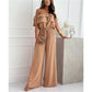🌺Jumpsuit met ruches en afgewerkte schouders voor dame🍑