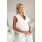 ☀️Women's mouwloze V-hals solide jumpsuit🕊️