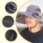 Outdoor Sun Hat with Dual Solar-Powered Fans