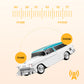 💥Gratis verzending💥  Draadloze Bluetooth-speaker in retro automodel