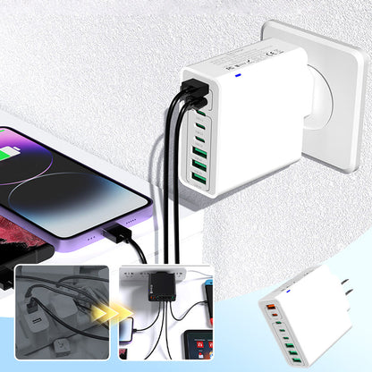 Multi-poorts 150 W snellader voor telefoons
