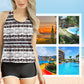 Dames Comfortabele Geprinte Bikini 3-delige Set