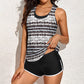 Dames Comfortabele Geprinte Bikini 3-delige Set